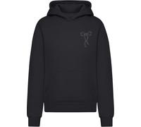 Miss Tee Bow Oneliner Kapuzenpullover L Black