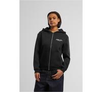 Mister Tee Damen Feel The Pain Ladies Fluffy Zip Hoody MST235 Black-2XL