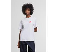 Mister Tee Damen Heart Cherries EMB Tee MST260 White-XS