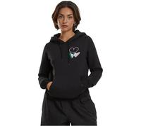 Mister Tee Damen Ladies Kicks Love Emb Hoody Black-XS