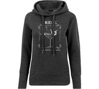 Miss Tee F-word Kapuzenpullover L Charcoal