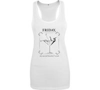 Mister Tee Damen Ladies F-Word Tee White, XL