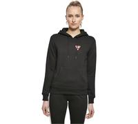 Kapuzensweatshirt MISTERTEE "MisterTee Damen Ladies Ramen Soup Hoody", Damen, Gr. S, schwarz, 65% Baumwolle, 35% Polyester, bedruckt, Sweatshirts (17132938-S) schwarz