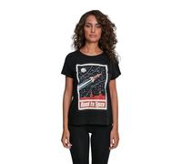 Mister Tee Ladies Road To Space Box Tee in Gr. M in Schwarz