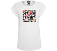 Mister Tee Damen Ladies Run DMC Floral Tee White, M