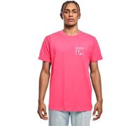 Mister Tee Damen Never On Time Tee M Hibiskus pink