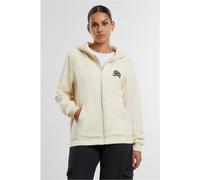 Mister Tee Damen Romantic Dreamers Ladies Fluffy Zip Hoody MST224 Whitesand-3XL
