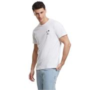 T-Shirt MISTERTEE "MisterTee Palm Tree EMB Tee", Damen, Gr. S, weiß, 100% Baumwolle, bedruckt, normal, Rundhals, Shirts T-Shirt (95292955-S) weiß