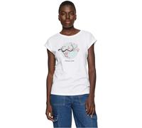 Mister Tee Damen T-Shirt Ladies Flowers Unite Tee White XS