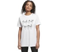 Mister Tee Damen T-Shirt Ladies Fu Sign Language Tee White-XS