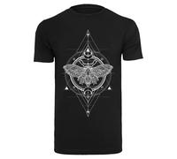 Mister Tee Damen T-Shirt Ladies Moth Tee – schwarz, Gr. M, 100% Baumwolle