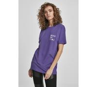 Mister Tee Damen T-Shirt Ladies Never On Time Tee Ultraviolet-M