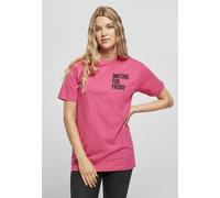Mister Tee Damen T-Shirt Ladies Waiting For Friday Tee Hibiskus Pink-S