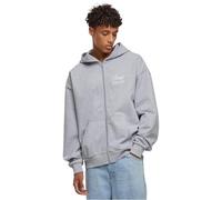 Mister Tee Sweatjacke Upscale Dangerous Grounds Oversize Zip Hoody Herren Gr. M erdgrau