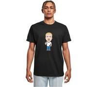 T-Shirt MISTERTEE "MisterTee Herren Detroit Sketch Tee", Damen, Gr. L, schwarz, 100% Baumwolle, unifarben, normal, Rundhals, Shirts T-Shirt (64292633-L) schwarz