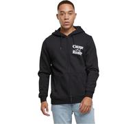 Sweatjacke MISTERTEE "MisterTee Escape From Reality Zip Hoody", Herren, Gr. M, schwarz, 65% Baumwolle, 35% Polyester, Langarm, Sweatjacken (53480718-M) schwarz
