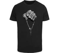 Mister Tee Faith Meets Strength Tee MT3769 Black-3XL