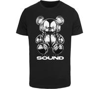 Mister Tee Feel The Sound Chrome Bear Tee MT3712 Black-S