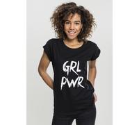 Mister Tee Female Shirt Ladies GRL PWR Tee Black-XL