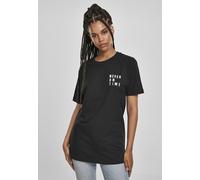 Mister Tee Female Shirt Ladies Never On Time Tee Black-XS