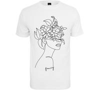 Mister Tee Female Shirt Ladies One Line Fruit Tee White-L