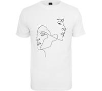 Mister Tee Female Shirt Ladies One Line Tee White-XS