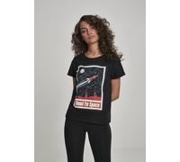 Mister Tee Female Shirt Ladies Road To Space Box Tee Black-XS