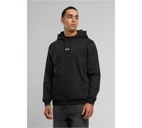 Kapuzenpullover MISTERTEE "MisterTee Good Day EMB Hoodie", Herren, Gr. S, schwarz, 65% Baumwolle, 35% Polyester, normal, ohne Ausschnitt, Pullover Kapuzenpullover (76627416-S) schwarz