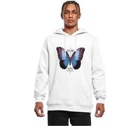 Mister Tee Herren Become The Change Butterfly Hoody White, XXL