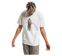 Mister Tee Herren T‑Shirt Biggie Smalls Concrete Oversize Kurzarm XL weiß