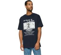 Mister Tee T-Shirt Bigie Retro Poster Kurzarm Herren Navy L