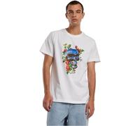 Mister Tee T-Shirt Chrome Skull Tee Herren Weiß Größe S