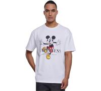 Mister Tee Upscale Disney 100 Mickey Happiness Oversize Tee in Gr. 3XL in Weiß