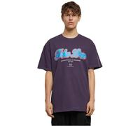 Mister Tee Herren F*ke L*ve Heavy Oversize Tee purplenight, M