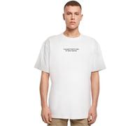 Mister Tee Herren Fingerprint Oversize Tee White, 4XL