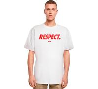 Mister Tee Herren Football's Coming Home Respect Oversize Tee White, 5XL