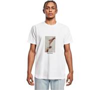 T-Shirt MISTERTEE "MisterTee Herren God Given Pizza Tee" Gr. L, weiß (white) Herren Shirts (54534702-L) white