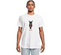 T-Shirt MISTERTEE "MisterTee Herren I Am Music Tee", Damen, Gr. 4XL, weiß, 100% Baumwolle, bedruckt, normal, Rundhals, Shirts T-Shirt (40419406-4XL) weiß