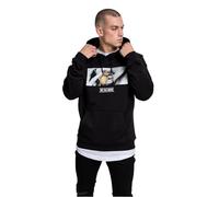 Mister Tee Herren Sweatshirt 'Boom' grau / schwarz / weiß, Größe XL Grau / Schwarz / Weiß