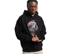 Mister Tee Herren Kapuzenpullover Flying High Heavy Oversize Hoody Black 3XL