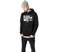 Mister Tee Herren Kapuzenpullover Pray 2.0 Hoody, Männer Hoodie mit Frontprint, Regular Fit, XXL, black