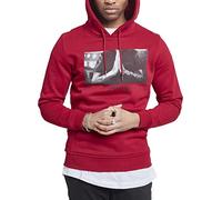 Mister Tee Herren Kapuzenpullover Pray Hoody, Ruby, XL, MT275-00207-0054
