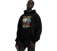 Mister Tee Herren Kapuzenpullover Wu Tang Staten Island Heavy Oversize Hoodie Black M
