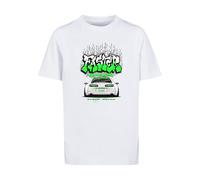 Mister Tee Herren Kids Faster Than Your Average Tee White, 110/116