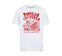Mister Tee Herren Kids Like Pizza Tee White, 158/164
