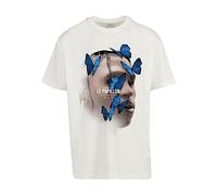 Mister Tee Herren Le Papillon Oversize Tee blancwhite, M