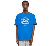 Mister Tee T-Shirt Like A Legend Oversize Kurzarm Cobaltblau Größe L