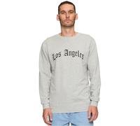 Mister Tee Langarm-T-Shirt Los Angeles Wording Herren XS Grau
