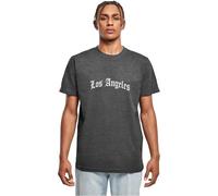 Mister Tee Los Angeles Wording T-Shirt in Gr. L in Grau