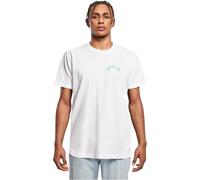 T-Shirt MISTERTEE "MisterTee Herren Magic Of Life Tee", Damen, Gr. S, weiß, 100% Baumwolle, bedruckt, normal, Rundhals, Shirts T-Shirt (79113520-S) weiß